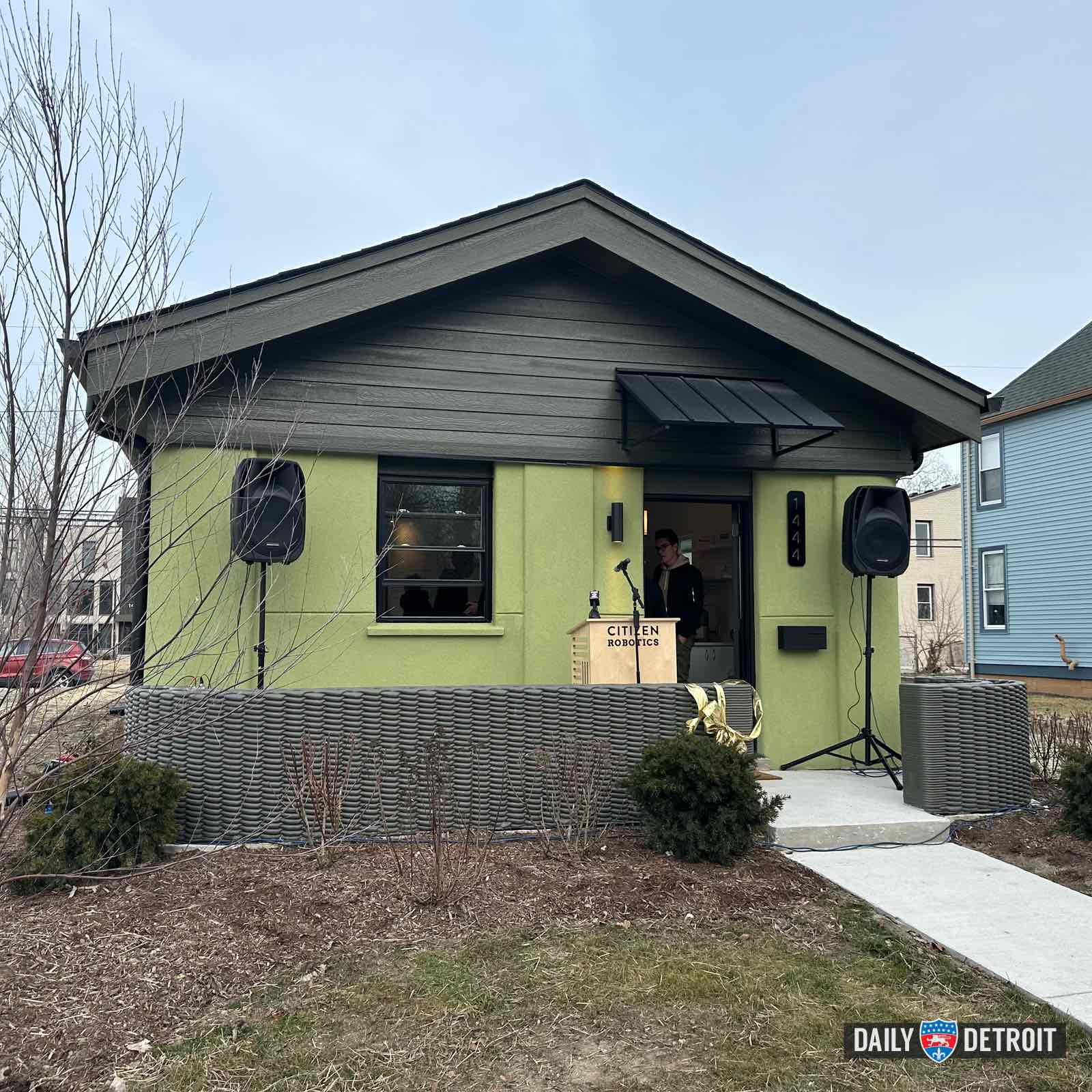 Inside Detroit's first 3-D printed house