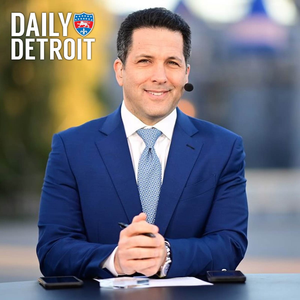 Adam Schefter is ready for the NFL Draft in Detroit