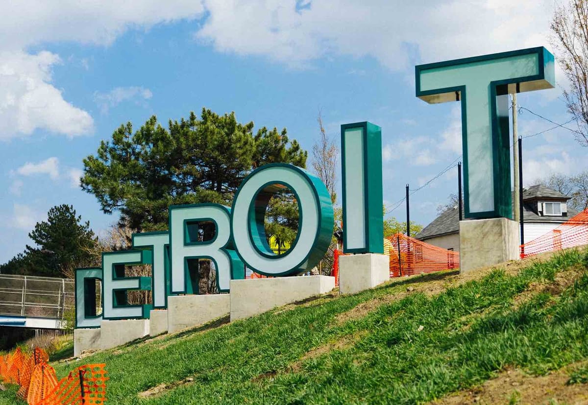 Detroit sign talk, Belle Isle trash robot and Tigers early season review