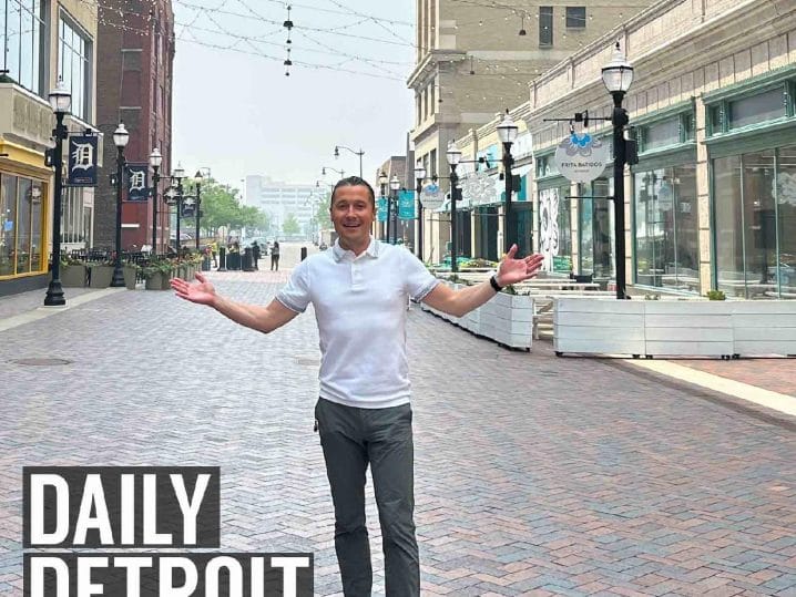 Featured image for the Daily dallying in downtown Detroit podcast.