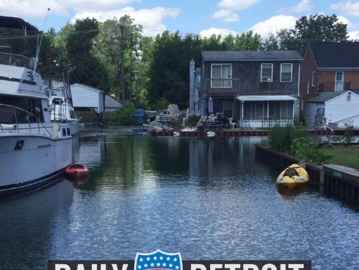 Featured image for the Climate change and flooding put the "The Venice of Detroit" at risk (ft. Brian Allnutt) podcast.
