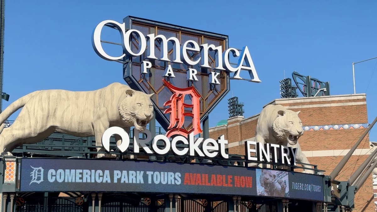 Featured image for the Big Bank Merger Impacts Michigan; Tigers Battle Mariners in Playoffs + Lions Lead the NFC North podcast.