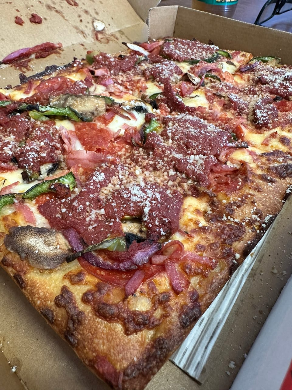 Featured image for the Trying Hungry Howie's Detroit Style (And Dox) Plus: Detroit's Precarious Rental Market podcast.