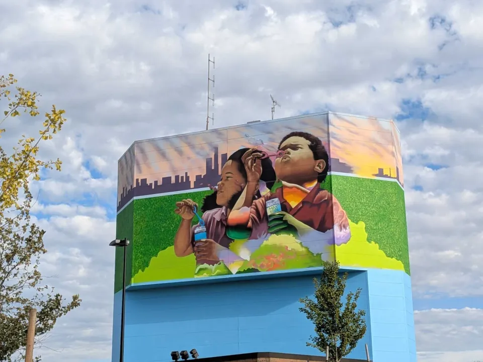 Cover image for the Evening Edition: New Riverfront Mural, Park Updates & GM's Moves newsletter.